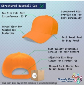 Baseball Caps Custom Baseball Cap Referee Whistle B Embroidery Dad Hats for Men & Women - Orange - CF18SG3OASY