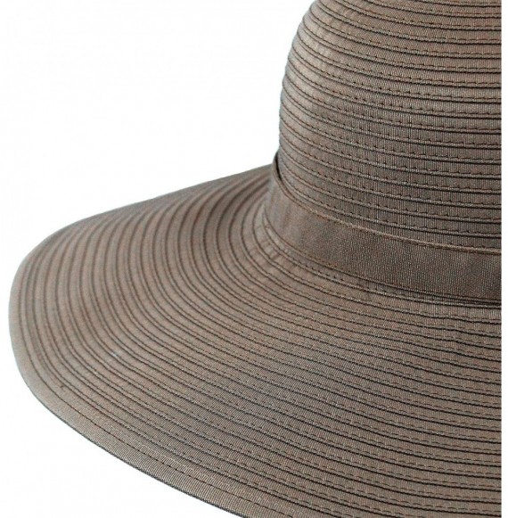 Sun Hats Women's Wide Brim Sun Hat - UPF 50+ Sun Protection - Brown - C6195LMMD6C