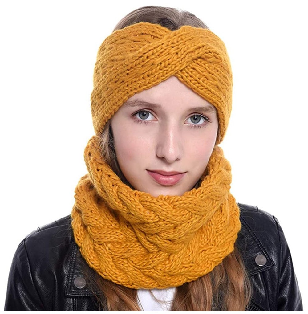 Winter Knitted Headband Warmers Slouchy