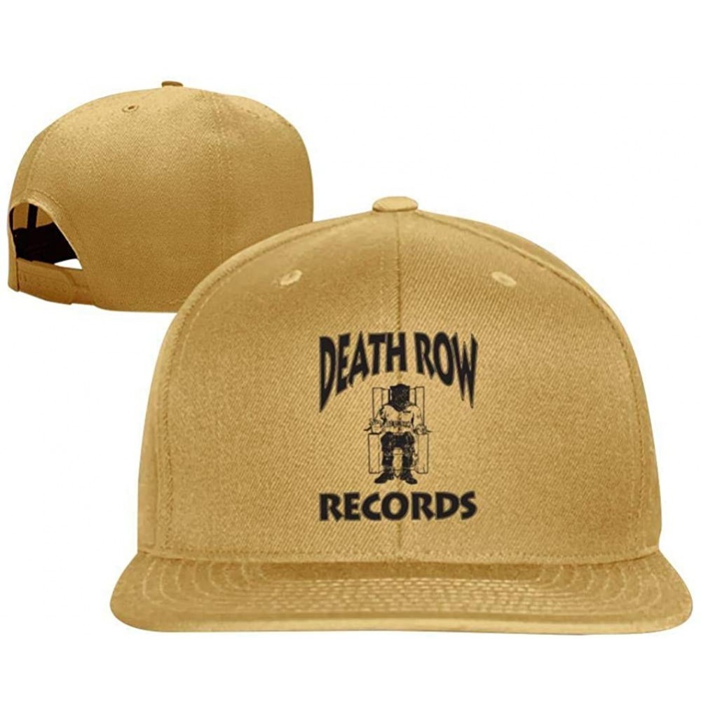 Baseball Caps Baseball Cap Death Row Records Outdoor Wild Hat Adjustable Trucker Hat - Yellow - C118OWDT87X