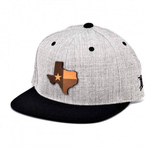 Baseball Caps Texas 'The 28' Leather Patch Snapback - Maroon - CJ18IGQ0H73