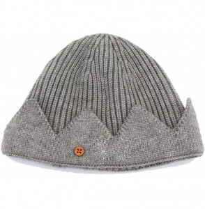 Skullies & Beanies Beanie Hat Men Woman Soft Feel Knitted Winter Hat Unisex Retro Skull Stretch Skater Hat - Light Grey - CH1...