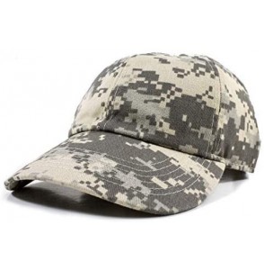Baseball Caps Polo Style Baseball Cap Ball Dad Hat Adjustable Plain Solid Washed Mens Womens Cotton - City Camo - CR18WC6MOAC