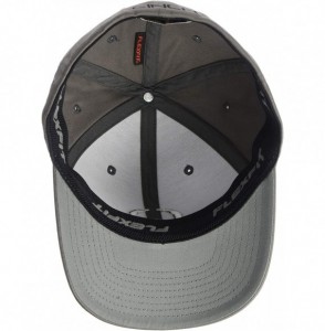 Baseball Caps Men's Flexfit Cap with Emboidery - Grey - C812N6HVEH7