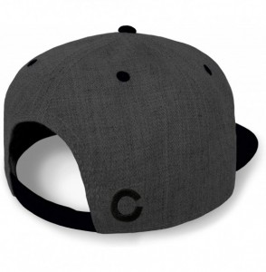 Baseball Caps Tees Colorado Flag Hat Baseball Cap Flat Brim Black Grey - CC12MA53U0G