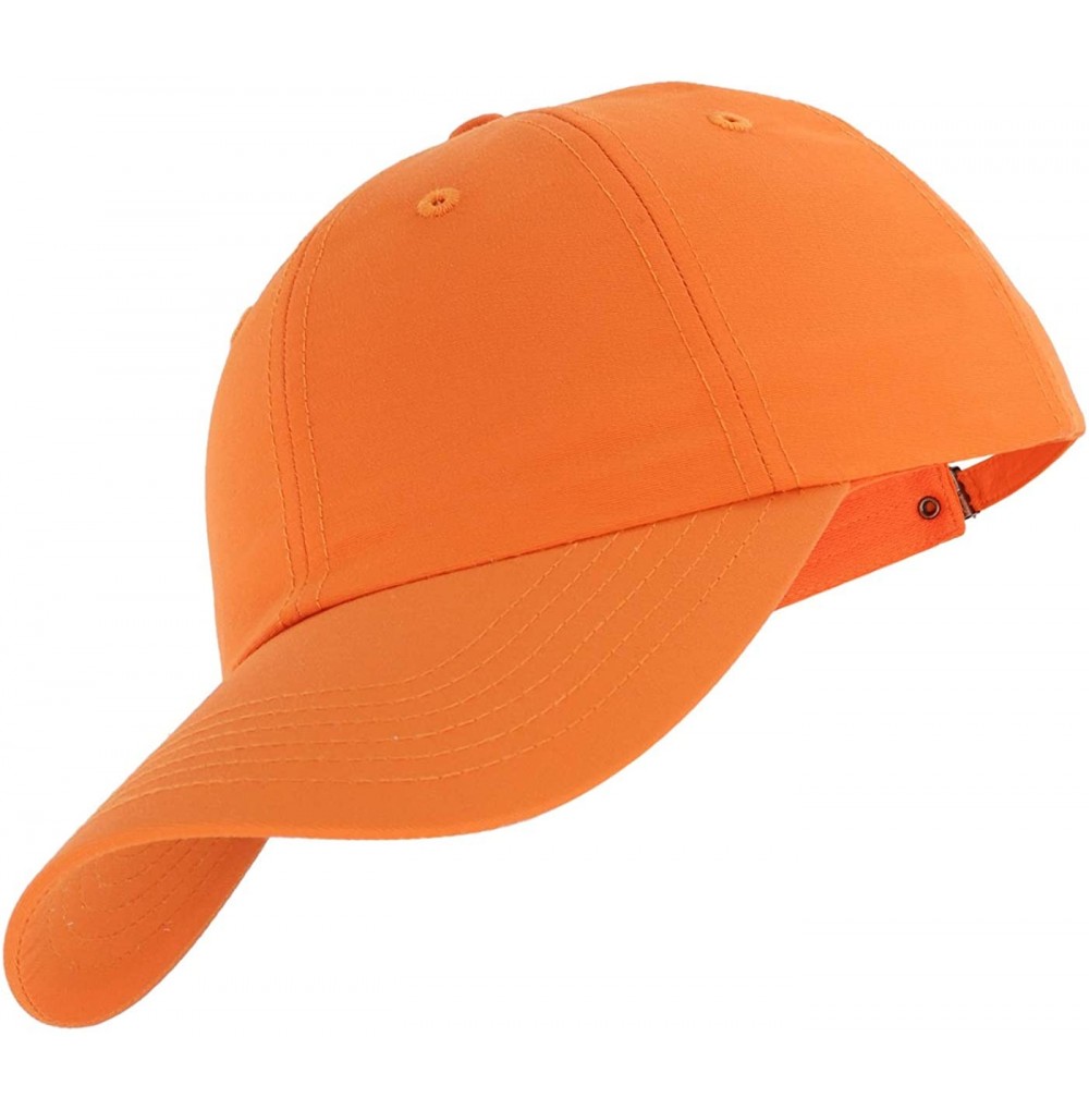 Baseball Caps 7-7 1/2 Quick Dry Breathable Ultralight Running Hat for Sport - Pure - Orange - CJ18UXM3TX2