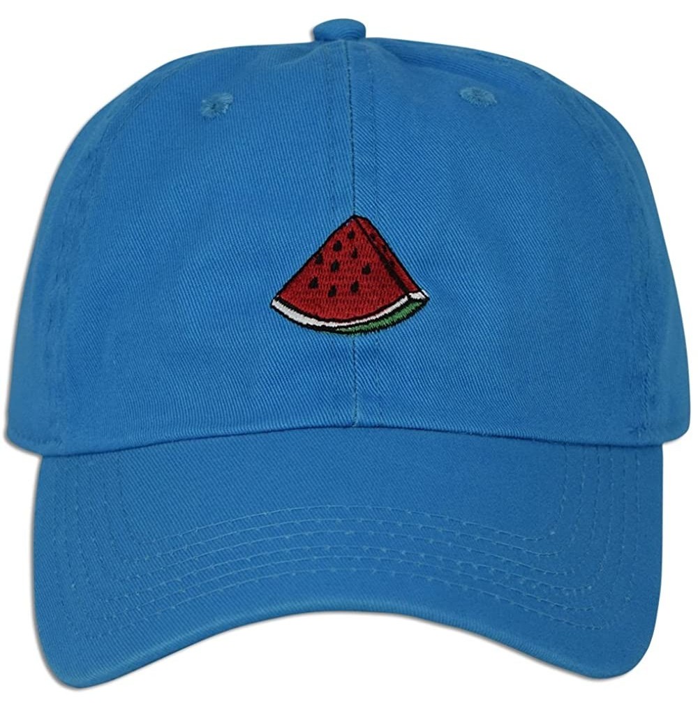 Baseball Caps Watermelon Cap Hat Fruit Dad Fashion Baseball Adjustable Style Unconstructed New - Turquoise - C9183R2H435