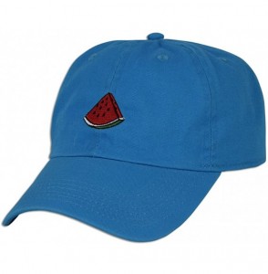 Baseball Caps Watermelon Cap Hat Fruit Dad Fashion Baseball Adjustable Style Unconstructed New - Turquoise - C9183R2H435