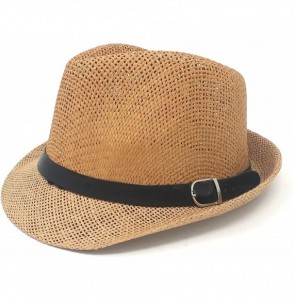 Fedoras Fedoras Lightweight Classic Hat Assorted Colors and Styles Wholesale Bulk LOT - Leather Buckle - CP18DQ9UTD2