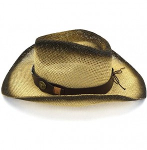 Sun Hats Unisex Sunshade Cap- Summer Outdoor Travel Western Cowboy Hat Casual Solid Mongolian Hat Grassland Visor - CW18W5NQNST