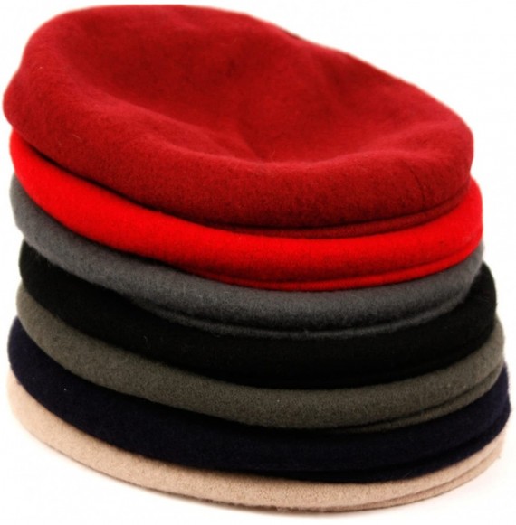 Newsboy Caps Men's Seamless Wool 507 - Black - C712NZ1PMSH