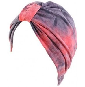 Skullies & Beanies Women Flower Elastic Turban Beanie Wrap Chemo Cap Hat - Beige1 - C2188AR9Z8Z
