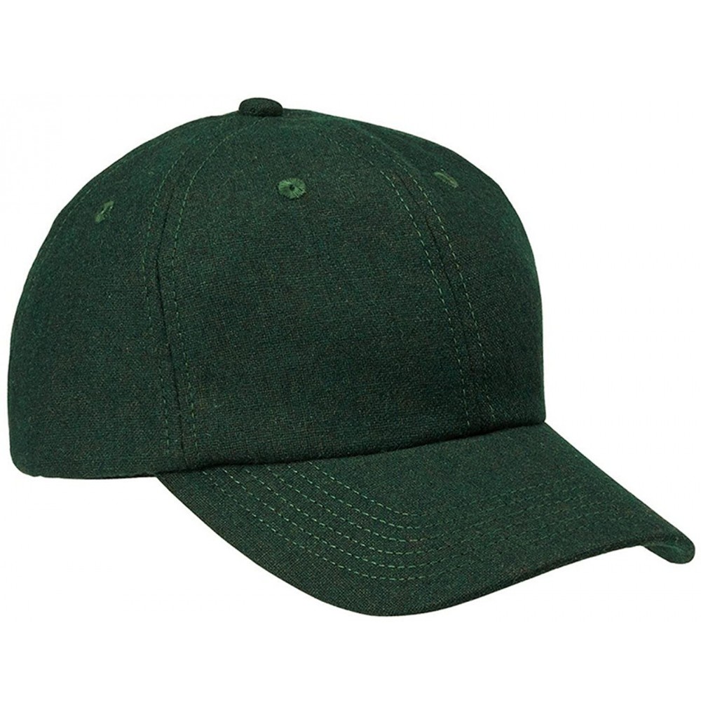 Baseball Caps Wool Baseball Cap (BA528) - Forest Green - C411UCUB8QP