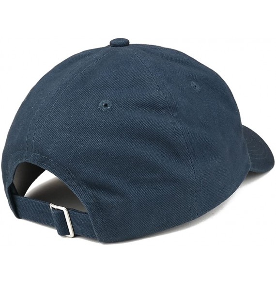 Baseball Caps Emoticon Heart Embroidered Cotton Adjustable Ball Cap Dad Hat - Navy - CI12N1Y09IZ