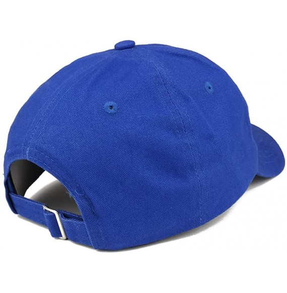 Baseball Caps Vegan AF (Back) Embroidered 100% Cotton Dad Hat - Royal - CW1895STR3C