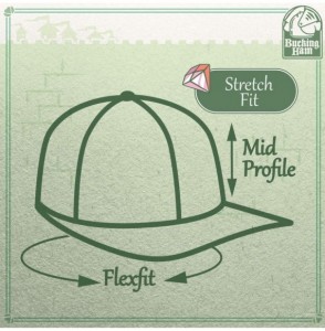 Baseball Caps Upchurch - Men's Hashtag Flexfit Baseball Cap Hat - Maroon - CP18WUS4LR3