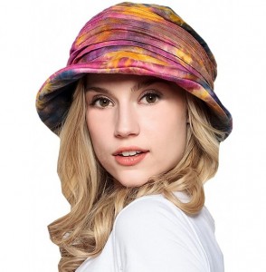Sun Hats Women's Sun Protection Bucket Hat - Rose Red - C512J5786XN