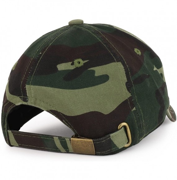 Baseball Caps World's Best Pappy Embroidered Soft Crown 100% Brushed Cotton Cap - Camo - CC18SSG7Y8W