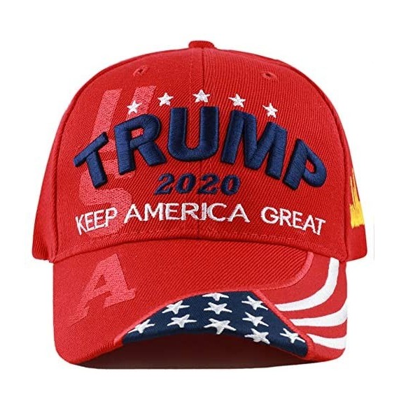 Baseball Caps Original Exclusive Donald Trump 2020" Keep America Great/Make America Great Again 3D Signature Cap - CK18WNCOZ36