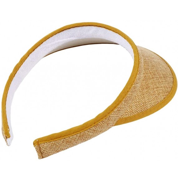Sun Hats Thicker Sweatband Adjustable Cycling - Khaki - CM18TRD3YCA