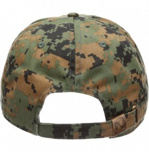 Baseball Caps Plain Stonewashed Cotton Adjustable Hat Low Profile Baseball Cap. - Digital Camo - CH12NZGMTTV