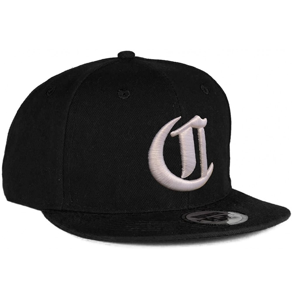 Baseball Caps Snapback Hat Raised 3D Embroidery Letter Baseball Cap Hiphop Headwear - C - CE11WND4D2Z