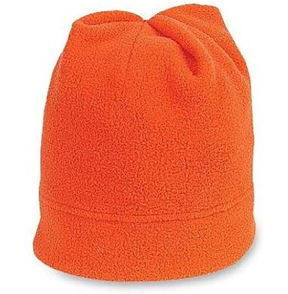 Skullies & Beanies Stretch Fleece Beanie Cap- Color - Orange- Size - One Size - C2111J224NL
