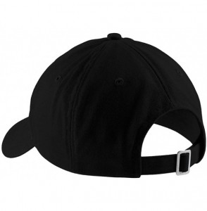 Baseball Caps Nope with Box 100% Brushed Cotton Adjustable Baseball Cap - Black - CD12MA6QJF9