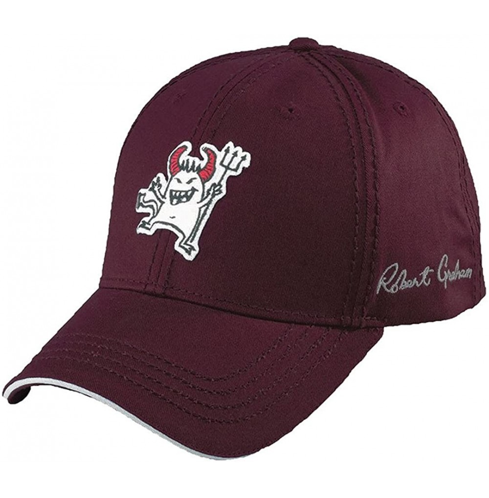 Baseball Caps Headwear Men's Rockport Baseball Cap - Burgundy - CR17YUEXEY4