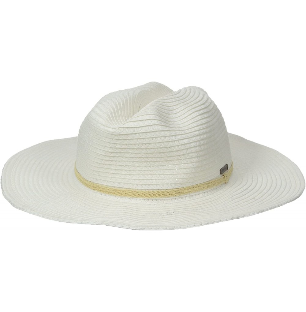 Sun Hats Women's Coyote Straw Hat - White - C9115O2TQOH