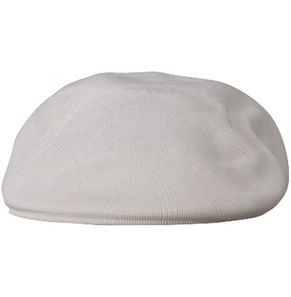 Newsboy Caps Men's Knitted Ivy Newsboy Cap Hat - White - CX111CSNHNX