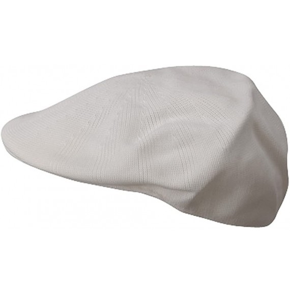 Newsboy Caps Men's Knitted Ivy Newsboy Cap Hat - White - CX111CSNHNX