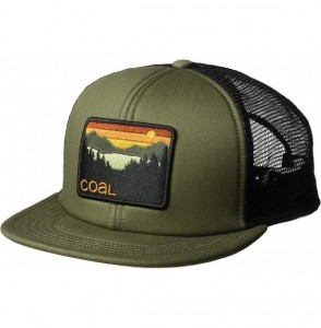 Baseball Caps Men's The Hauler Mesh Back Trucker Hat Adjustable Snapback Cap - Olive - CT18DCLQUDL