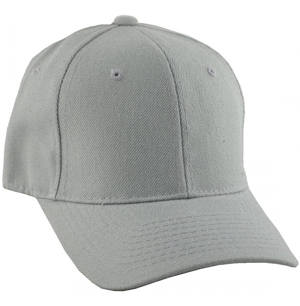 Baseball Caps Fitted Baseball Cap 7 3/8 - Light Gray - CA11U063UUD