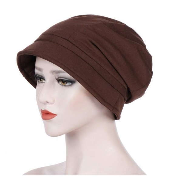 Skullies & Beanies Fashion Hexagon Headgear Headscarf - Coffee - CO18RYC5IUA