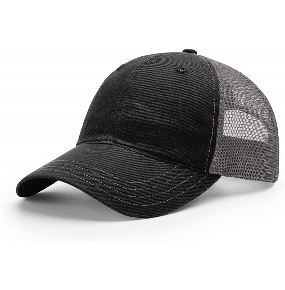 Baseball Caps Washed Cap - Cotton - Snapback - 111 (BLACK/CHARCOAL) - CC12N2CIXTS