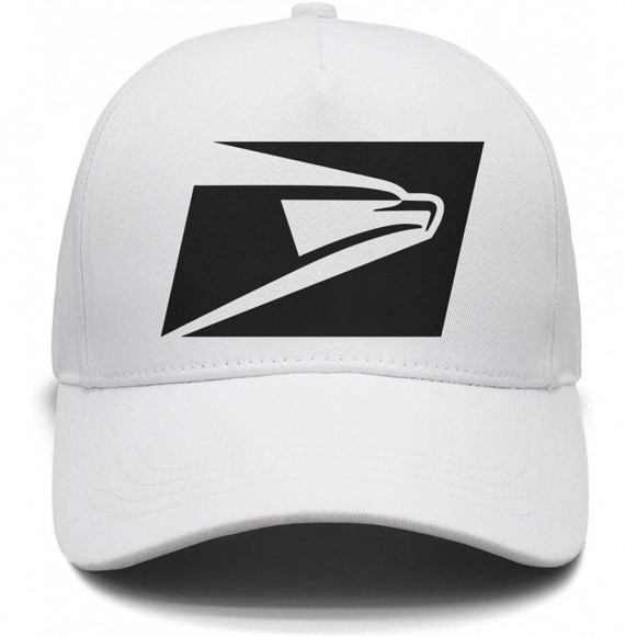 Baseball Caps Mens Womens USPS-United-States-Postal-Service-Logo- Printed Adjustable Dad Hat - White-2 - CK18NUD7ZAX