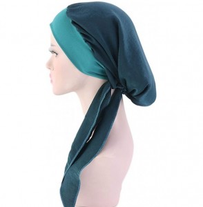 Skullies & Beanies Chemo Cancer Sleep Scarf Hat Cap Ethnic Printed Pre-Tied Hair Cover Wrap Turban Headwear - CB18SLHNCZI