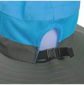 Sun Hats Ponytail Sun Bucket Hats for Women UV Protection Foldable Mesh Wide Brim Hiking Beach Fishing Summer Safari - C918QX...