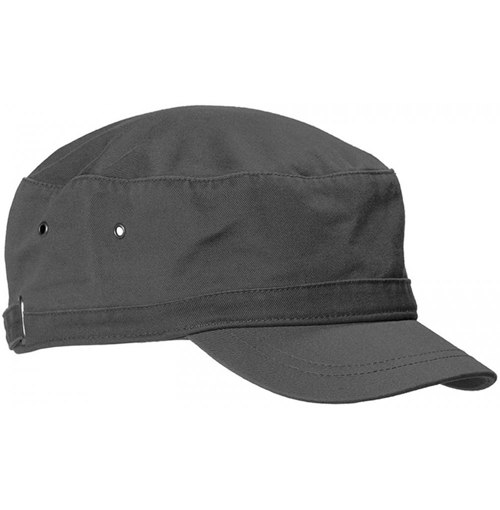 Baseball Caps Short Bill Cadet Cap (BA501) - Charcoal - CC11UTLUT35