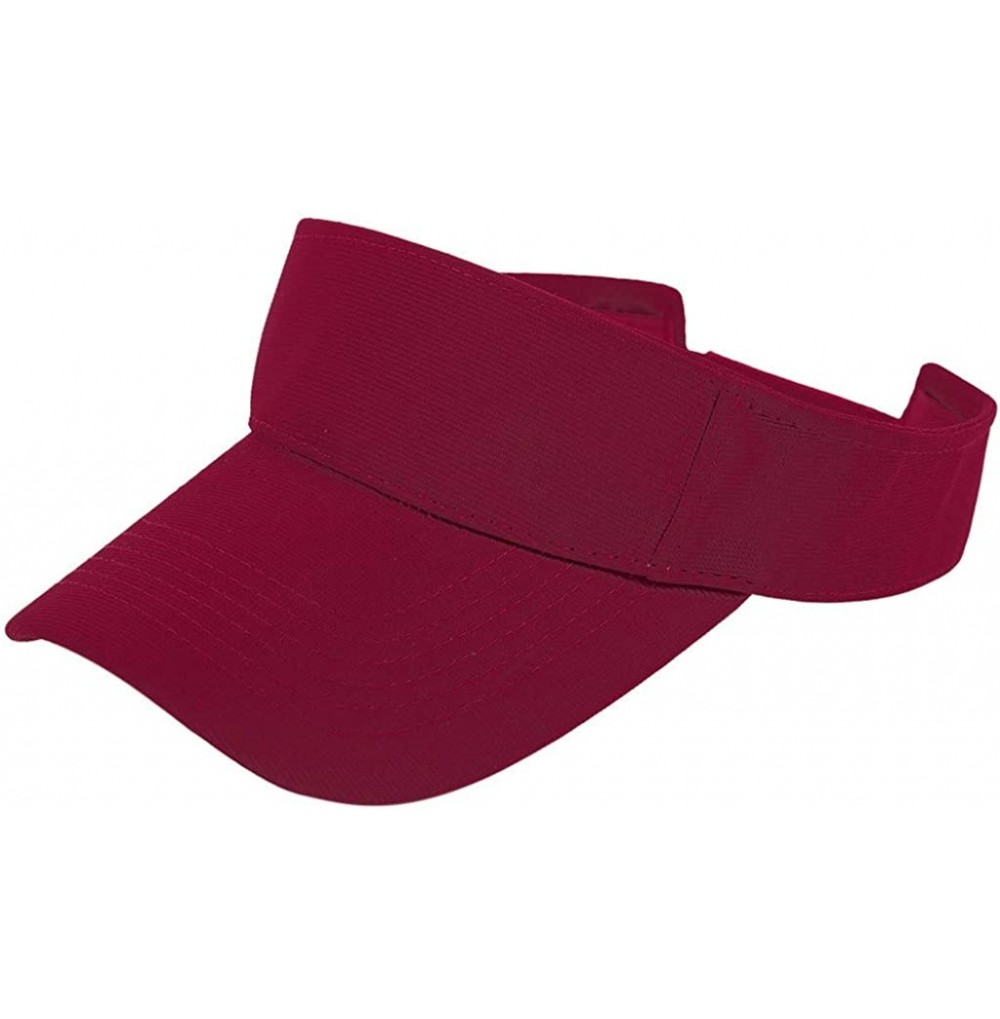 Sun Hats Thicker Sweatband Adjustable Cycling - B-wine Red - CR18W42XELO