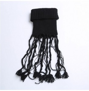Berets Womens Slouchy Beanie Winter Hat Knit Warm Snow Ski Skull Cap Wool Solid Manual Braid Beanie Crochet Cap - Black - C31...