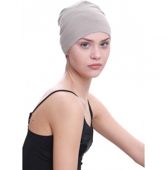 Baseball Caps Unisex Bamboo Sleep Caps for Cancer- Hair Loss - Chemo Caps - Umber - CN18LC2HUY5