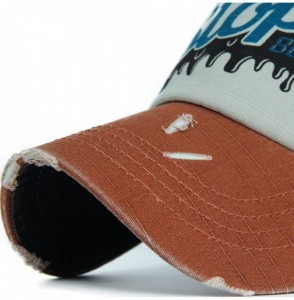 Baseball Caps Distressed Curved Brim Trucker Hat Structured Printed Baseball Cap - Color09 - CA12FIQ9HKB