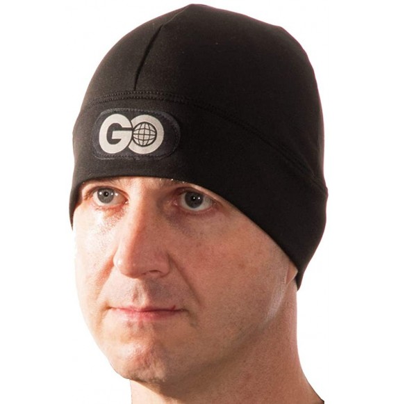 Skullies & Beanies GO Athletic's Cold Weather Gear Beanie Hat - Black - CZ11QVT2J6T