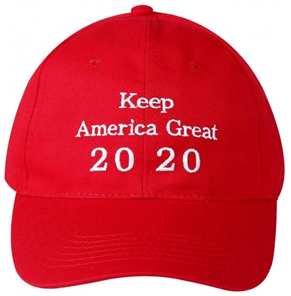 Baseball Caps Keep America Great 2020 Baseball Cap-Adjustable Trump Hat 3D Embroidery Trump Ball Caps for Men and Women - C81...