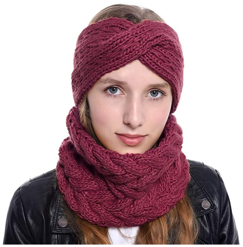 Winter Knitted Headband Warmers Slouchy