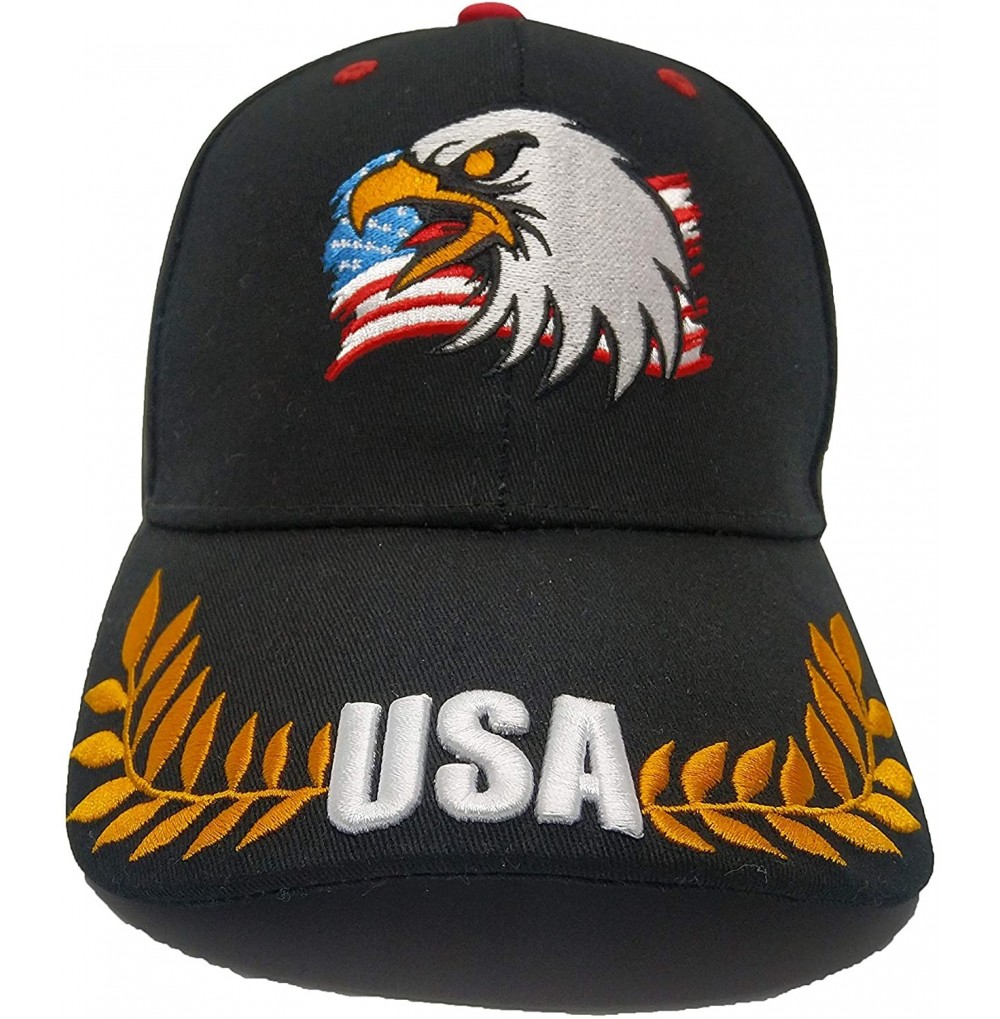 Baseball Caps Detachable Embroidered Adjustable - Usa Eagle - CA196D3I323