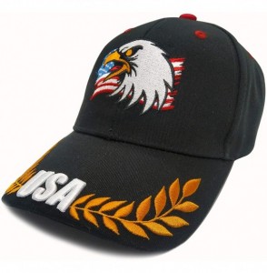 Baseball Caps Detachable Embroidered Adjustable - Usa Eagle - CA196D3I323