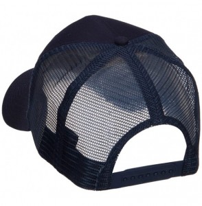 Baseball Caps US Paratrooper Patched Mesh Cap - Navy - CW124YMKJX9